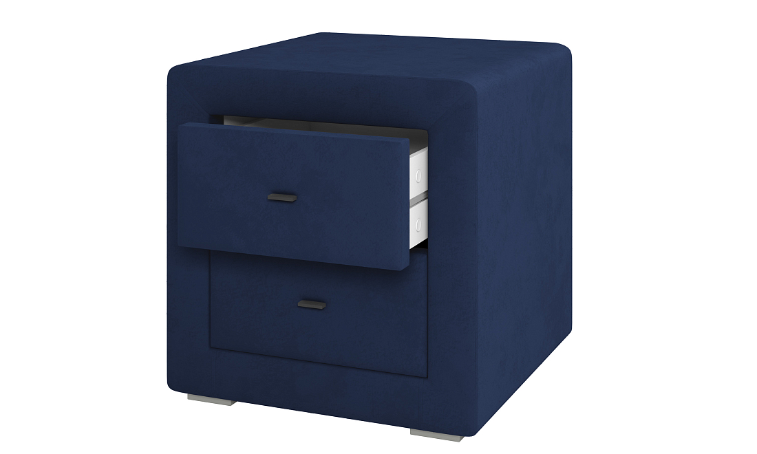 Тумба прикроватная 06.34 - 01 Гамма велюр fresh найт блю